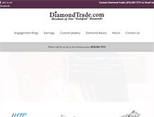 Tablet Screenshot of diamondtrade.com